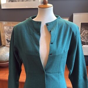 Mappin greed buttoned top mercersied cotton shoulder pads